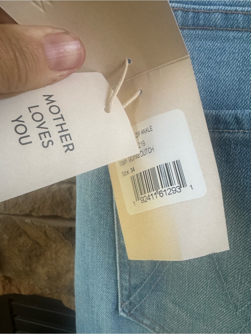 MOTHER Denim The Rambler Zip Ankle Jeans in Going Dutch 34 - Picture 4 of 10